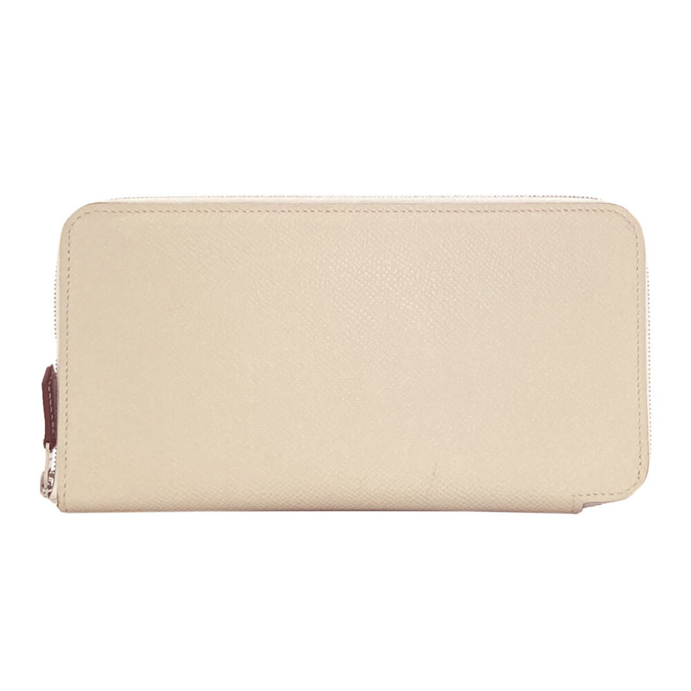 Hermes Azap Silk In Long Wallet with Silver Hardware, Epsom Leather, Women's